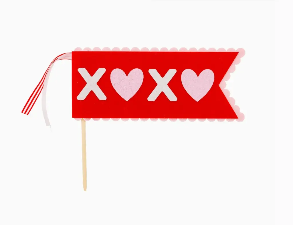 Xoxo Felt Pennant