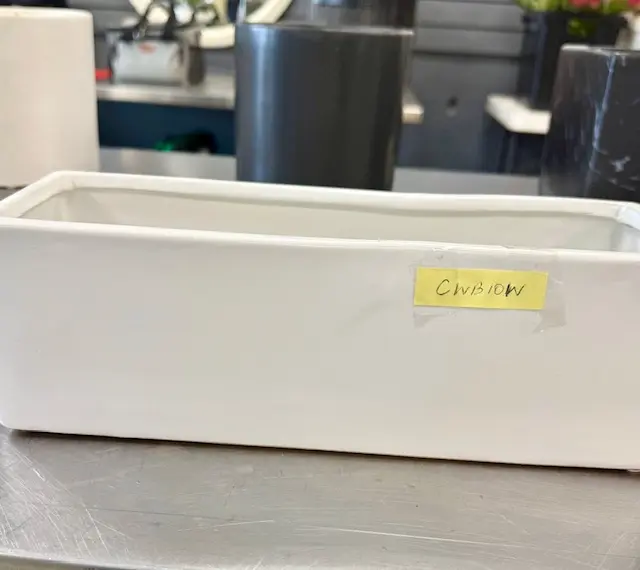 Windowbox - Satin White 12in x 4