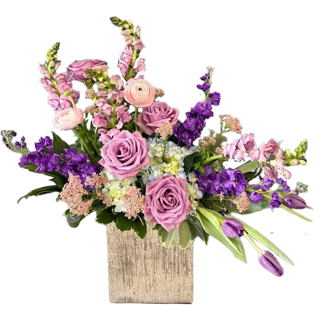 Lavendar Haze Arrangement