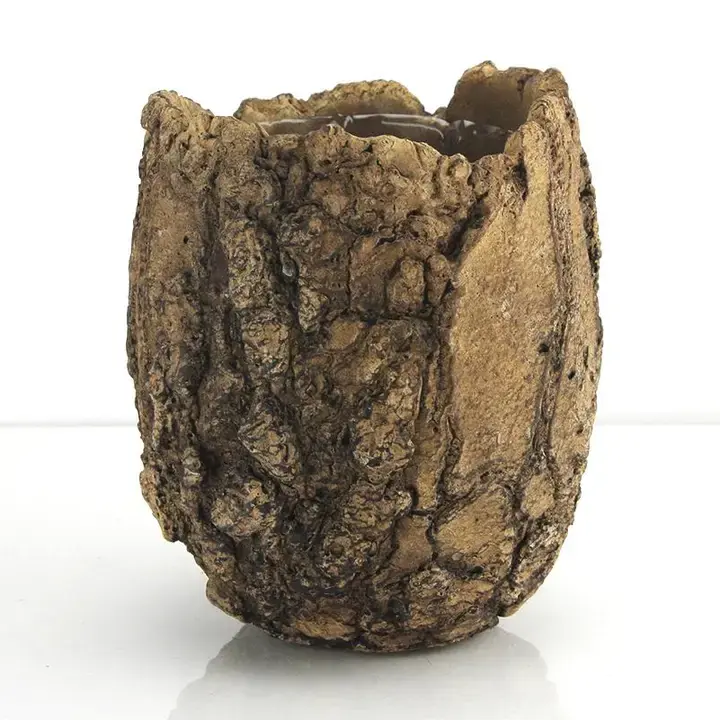 5.5" Top | Ceramic Fossil Planter