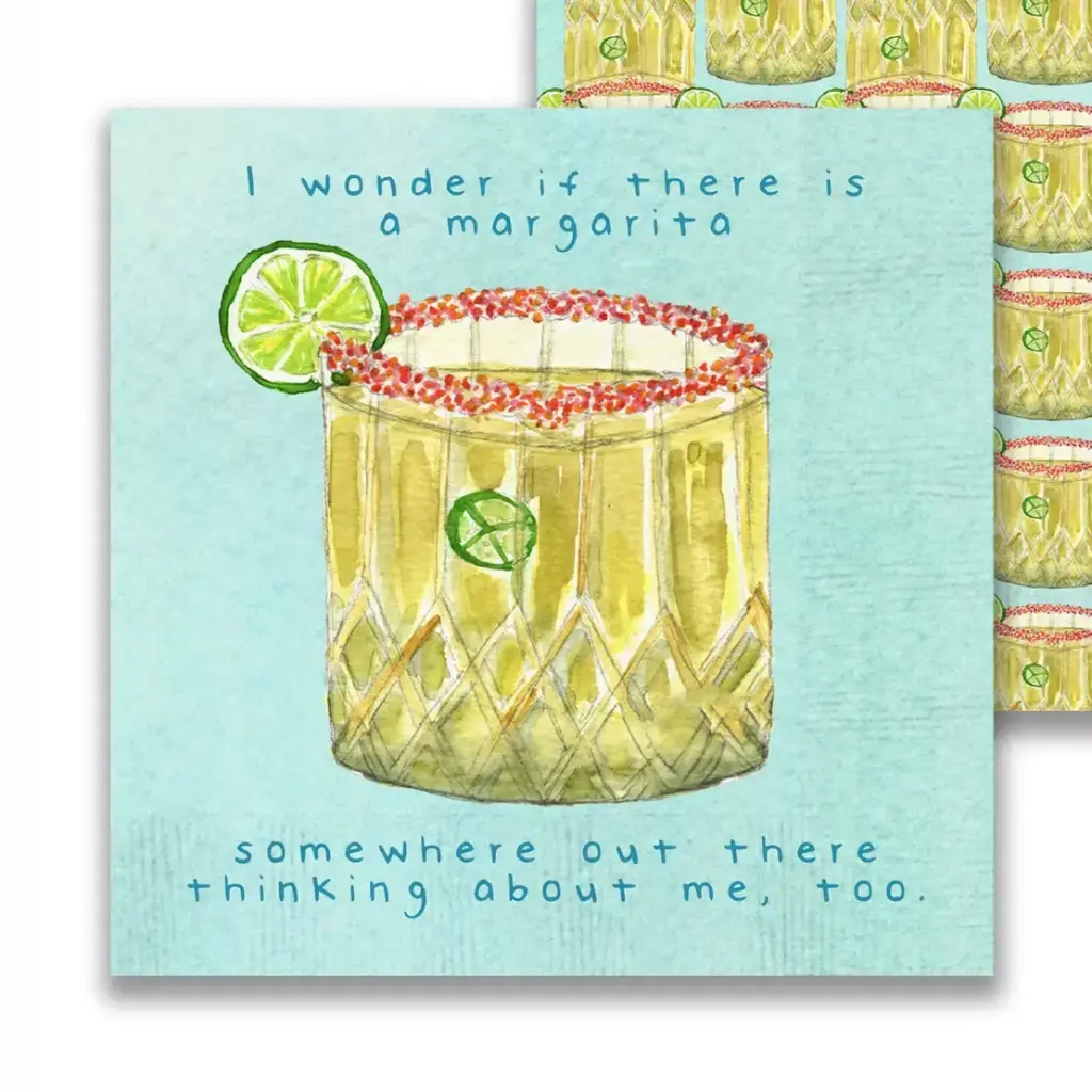 Napkin - Margarita Somewhere Cocktail Napkin, 12ct