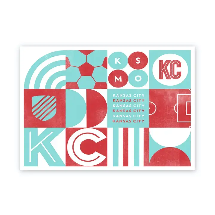 Postcard - KC Current KC Grid