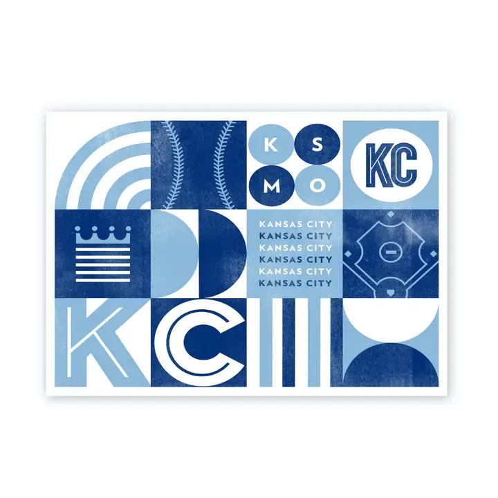 Postcard - Royals KC Grid 