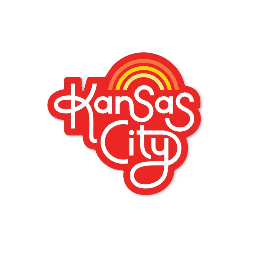 Sticker - Red Retro Kansas City