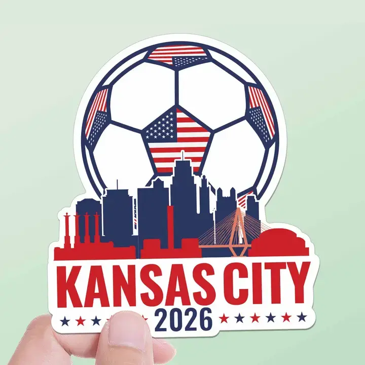 KCMO Sports Decal Large 4" Sticker 