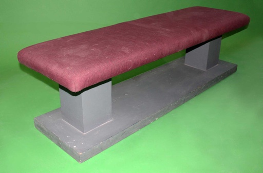 [PFB-015] Burgundy Upholstered Bench