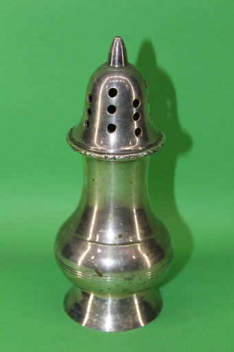 [PKM-038] Antique Silver Spice Shaker