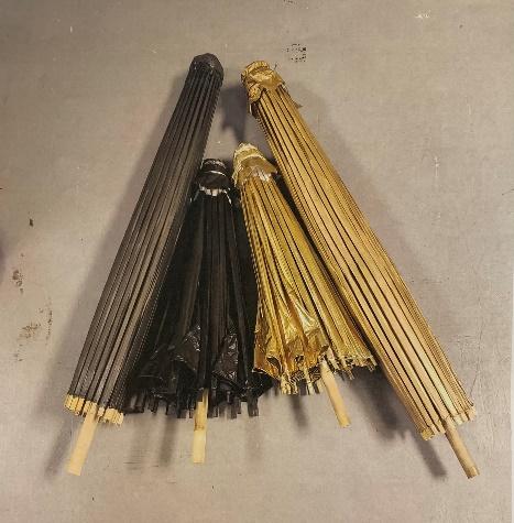 [EDA-021] Large Gold Umbrellas