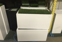 [EDA-053] Small White Sleek Planter