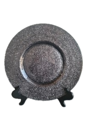 [EDC-002] Black Caviar Glass Charger