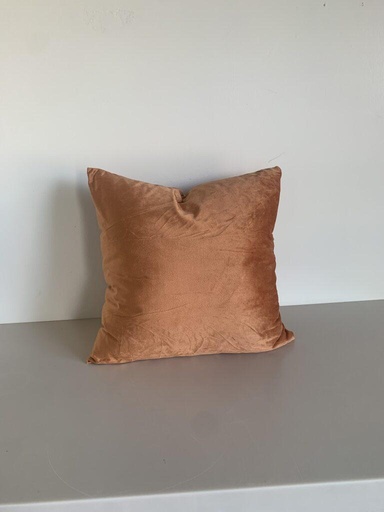 [EDD-012] Apricot Orange Velvet Pillow