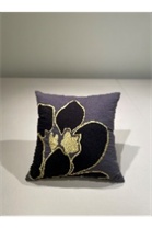 [EDD-040] Black Floral Pillow