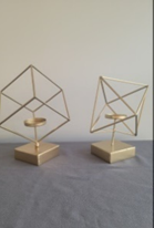 [EDH-053] Geometric Votive Holder (8-sided)