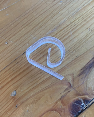 [EDM-019] Acrylic Curl Table Cloth Holder