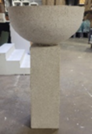 [EDV-031] Corian Urn with Stand