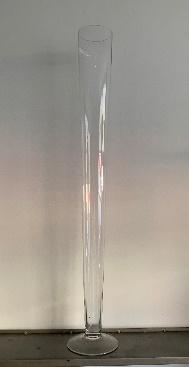 [EDV-057] Pilsner Taper Glass Vase (LG)