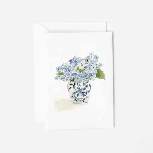 [BGC-MINI-NC-HYDRANGEABOUQUET] Hydrangea Bouquet Mini Notecard