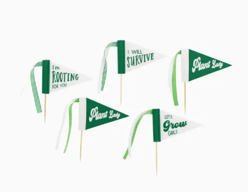 [BGO-PLHB202] Garden Mini Felt Pennant